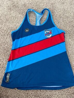 Team Nuun 2021 Blue & Red Racerback Tank Top